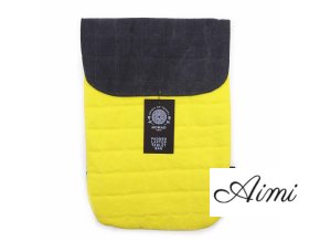 Polstrovaná Taška na Notebook - Žltá - 14oz,, Stonewash (Varianta Žltá - 14oz,,  Stonewash)