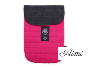 Gepolsterte Laptoptasche – Shocking Pink – 14 oz Stonewash