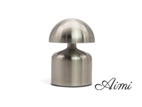 Dotyková Lampa – Kupola Huba Strieborná – USB-C – Nabíjateľná (400 W) (Varianta Dotyková Lampa – Kupola Huba Strieborná – USB-C – Nabíjateľná (400 W))