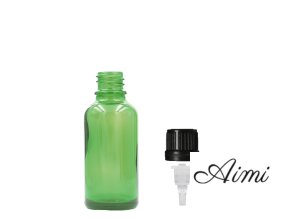 5ml Zelená Sklenená Fľaška s Kvapkadlom (Varianta 5ml  Zelená Sklenená Fľaška s Kvapkadlom)