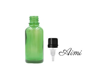 15ml Zelená Sklenená Fľaška s Kvapkadlom (Varianta 15ml Zelená Sklenená Fľaška s Kvapkadlom)