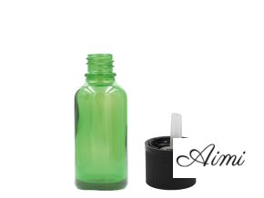 10ml Zelená Sklenená Fľaška s Uzáverom s Detskou Poistkou (Varianta 10ml Zelená Sklenená Fľaška s Uzáverom s Detskou Poistkou)