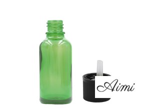 30ml Zelená Sklenená Fľaška s Uzáverom s Detskou Poistkou (Varianta 30ml Zelená Sklenená Fľaška s Uzáverom s Detskou Poistkou)