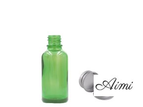 5 ml Zelená Sklenená Fľaška s Hliníkovým Uzáverom (Varianta 5 ml Zelená Sklenená Fľaška s Hliníkovým Uzáverom)