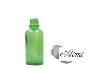 10ml Zelená Sklenená Fľaška s Hliníkovým Uzáverom (Varianta 10ml Zelená Sklenená Fľaška s Hliníkovým Uzáverom)