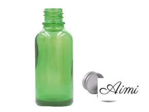 100ml Zelená Sklenená Fľaška s Hliníkovým Uzáverom (Varianta 100ml Zelená Sklenená Fľaška s Hliníkovým Uzáverom)