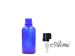 5ml Modrá Sklenená Fľaška s Kvapkadlom (Varianta 5ml Modrá Sklenená Fľaška s Kvapkadlom)