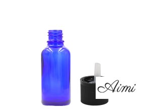 10ml Modrá Sklenená Fľaška s Uzáverom s Detskou Poistkou (Varianta 10ml Modrá Sklenená Fľaška s Uzáverom s Detskou Poistkou)