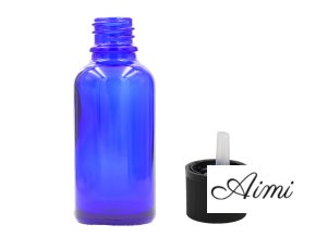 100ml Modrá Sklenená Fľaška s Uzáverom s Detskou Poistkou (Varianta 100ml Modrá Sklenená Fľaška s Uzáverom s Detskou Poistkou)