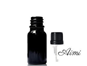 10ml Čierna Sklenená Fľaška s Kvapkadlom (Varianta 10ml Čierna Sklenená Fľaška s Kvapkadlom)