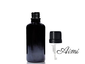 30ml Čierna Sklenená Fľaška s Kvapkadlom (Varianta 30ml Čierna Sklenená Fľaška s Kvapkadlom)