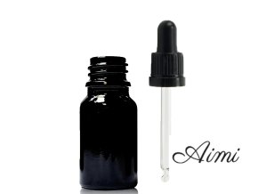 5ml Čierna Sklenená Fľaška s Kvapkadlom s Čiernou T/E Pipetou (Varianta 5ml Čierna Sklenená Fľaška s Kvapkadlom s Čiernou T/E Pipetou)