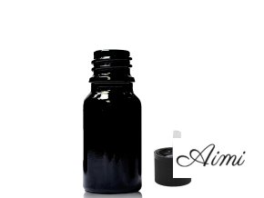 10ml Čierna Sklenená Fľaška s Uzáverom s Detskou Poistkou (Varianta 10ml Čierna Sklenená Fľaška s Uzáverom s Detskou Poistkou)