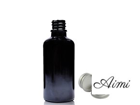 30ml Čierna Sklenená Fľaška s Hliníkovým Uzáverom (Varianta 30ml Čierna Sklenená Fľaška s Hliníkovým Uzáverom)