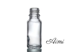 15ml Číra Sklenená Fľaška - Bez Uzáveru