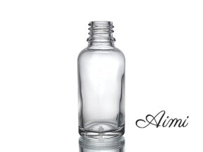 30ml Číra Sklenená Fľaška - Bez Uzáveru