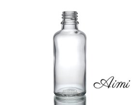 50ml Číra Sklenená Fľaška - Bez Uzáveru