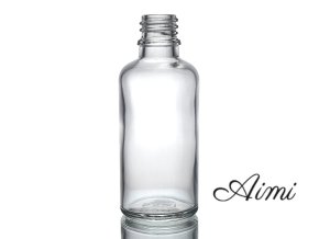 100ml Číra Sklenená Fľaška - Bez Uzáveru