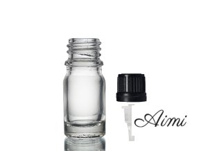 5ml Číra Sklenená Fľaška s Kvapkadlom (Varianta 5ml Číra Sklenená Fľaška s Kvapkadlom)