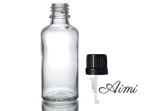 100ml Číra Sklenená Fľaška s Kvapkadlom (Varianta 100ml Číra Sklenená Fľaška s Kvapkadlom)