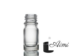 5ml Číra Sklenená Fľaška s Uzáverom s Detskou Poistkou (Varianta 5ml Číra Sklenená Fľaška s Uzáverom s Detskou Poistkou)