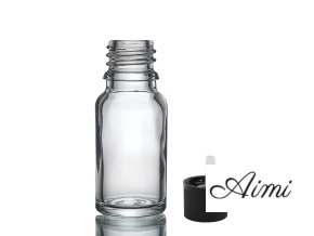 10ml Číra Sklenená Fľaška s Uzáverom s Detskou Poistkou (Varianta 10ml Číra Sklenená Fľaška s Uzáverom s Detskou Poistkou)