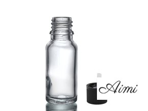 15ml Číra Sklenená Fľaška s Uzáverom s Detskou Poistkou (Varianta 15ml Číra Sklenená Fľaška s Uzáverom s Detskou Poistkou)