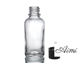 30ml Číra Sklenená Fľaška s Uzáverom s Detskou Poistkou (Varianta 30ml Číra Sklenená Fľaška s Uzáverom s Detskou Poistkou)