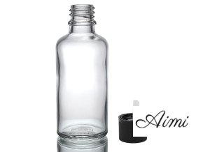 100ml Číra Sklenená Fľaška s Uzáverom s Detskou Poistkou (Varianta 100ml Číra Sklenená Fľaška s Uzáverom s Detskou Poistkou)