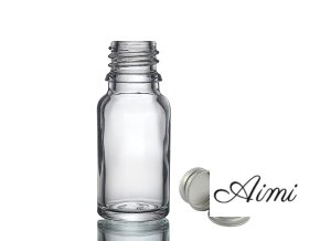 10ml Číra Sklenená Fľaška s Hliníkovým Uzáverom (Varianta 10ml Číra Sklenená Fľaška s Hliníkovým Uzáverom)