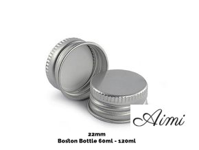 Uzáver na Jantárovú Fľašu (120ml) - Strieborný Hliník 22mm
