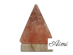 Kvalitná USB Pyramídová Soľná Lampa - 9 cm (viac farebná)
