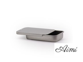 Mini Plechovková Dóza s Posuvným Vekom - 20 g (7x4.2x1.5cm)