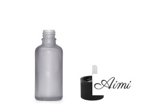 10ml Fľaška z Matného Šedého Skla s Uzáverom s Detskou Poistkou (Varianta 10ml Fľaška z Matného Šedého Skla s Uzáverom s Detskou Poistkou)