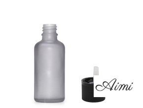 30ml Fľaška z Matného Šedého Skla s Uzáverom s Detskou Poistkou (Varianta 30ml Fľaška z Matného Šedého Skla s Uzáverom s Detskou Poistkou)