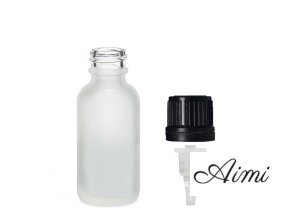 50ml Fľaška z Matného Bieleho Skla s Kvapkacím Uzáverom (Varianta 50ml Fľaška z Matného Bieleho Skla s Kvapkacím Uzáverom)