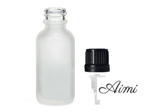 100ml Fľaška z Matného Bieleho Skla s Kvapkacím Uzáverom (Varianta 100ml Fľaška z Matného Bieleho Skla s Kvapkacím Uzáverom)