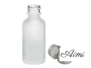 100ml Fľaška z Matného Bieleho Skla s Hliníkovým Uzáverom (Varianta 100ml Fľaška z Matného Bieleho Skla s Hliníkovým Uzáverom)