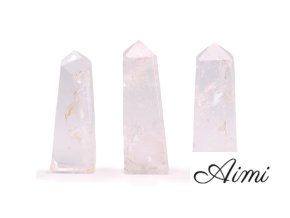 Drahokam Obelisk Hroty cca 5 cm - Čistý Kremeň