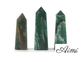 Drahokam Obelisk Hroty cca 5 cm - Indický Nefrit
