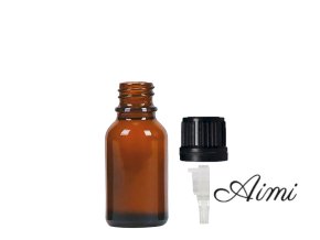 15 ml Jantárová Sklenená Fľaška s Kvapkadlom a Uzáverom TE (Varianta 15 ml Jantárová Sklenená Fľaška s Kvapkadlom a Uzáverom TE)