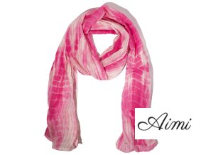Nomad Sari - Letná Šatka - 180x50cm - Party Shine - Ružová (Varianta Letná Šatka - 180x50cm)