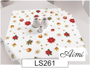vianocny obrus polyester LS261