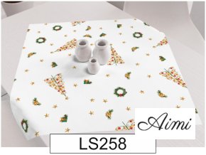 vianocny obrus polyester LS258