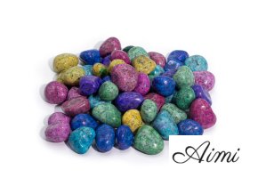 Upravený Indický Dalmatínsky Kameň – 1 kg (približne 70 kamienkov) (Varianta Upravený Indický Dalmatínsky Kameň – 1 kg (približne 70 kamienkov))