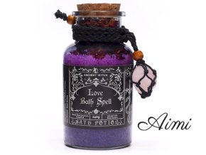 Starodávny Čarodejnícky Kúpeľný Elixír a Amulet z Ruženínu – Láska (Varianta Starodávny Čarodejnícky Kúpeľný Elixír a Amulet z Ruženínu – Láska)