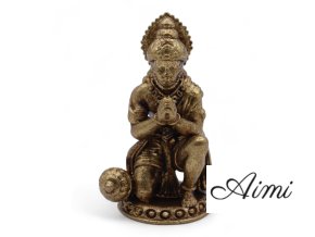 Miniatúrna Mosadzná Soška Boha Hanumana (30 g) – 36 mm (Varianta Miniatúrna Mosadzná Soška Boha Hanumana (30 g) – 36 mm)