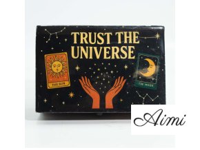 Stredná Smaltovaná Krabička - Trust the Universe