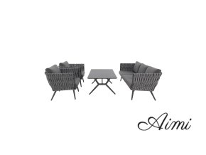 riva expert set hlinikova zahradni souprava antracit seda