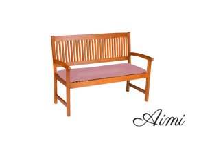 sedak life na 2 mistnou lavici 120 x 45 x 4 cm ruzova